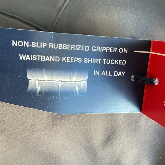 Chaps Grey Golf Cargo Shorts - Picture 7 of 8